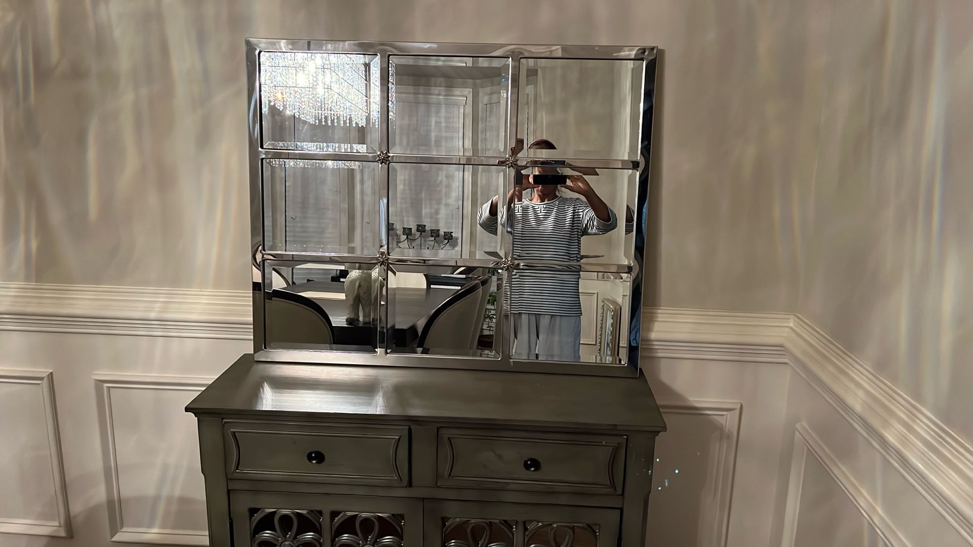 Glass Mirror By Pottery Barn