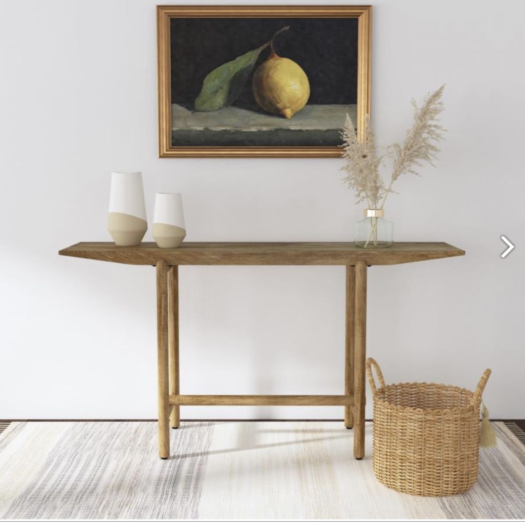Mango Wood Console/ Mango Wood Side Table/ Wood Console/ Wood Side Table/ Console/ Side Table/ 57” Console/ 46” Console
