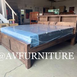 Cal King Bed and Memory Foam Mattress