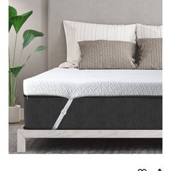 New 3 In Memory Foam Mattress Pad Topper