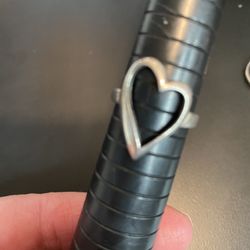 Heart Sterling Sterling Ring Size 8