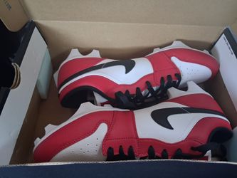 Nike football - red and white size 10.5