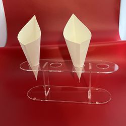 Lucite Cone Holder Cup Holder Enough To Hold 80 Cones Fill Them With Candy, Fresh Fruit, Charcuterie Cups, Fresh Berries 