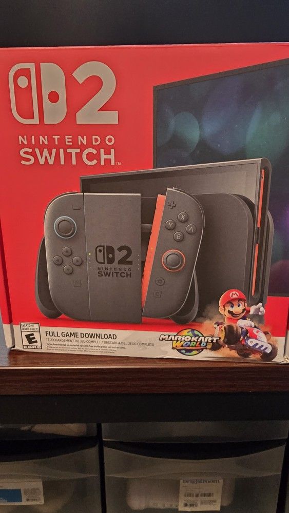 Brand NEW Nintendo SWITCH 2 With Mario Kart World Sealed