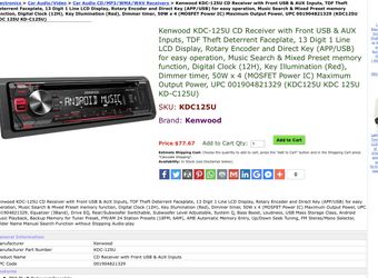 Kenwood KDC-125U