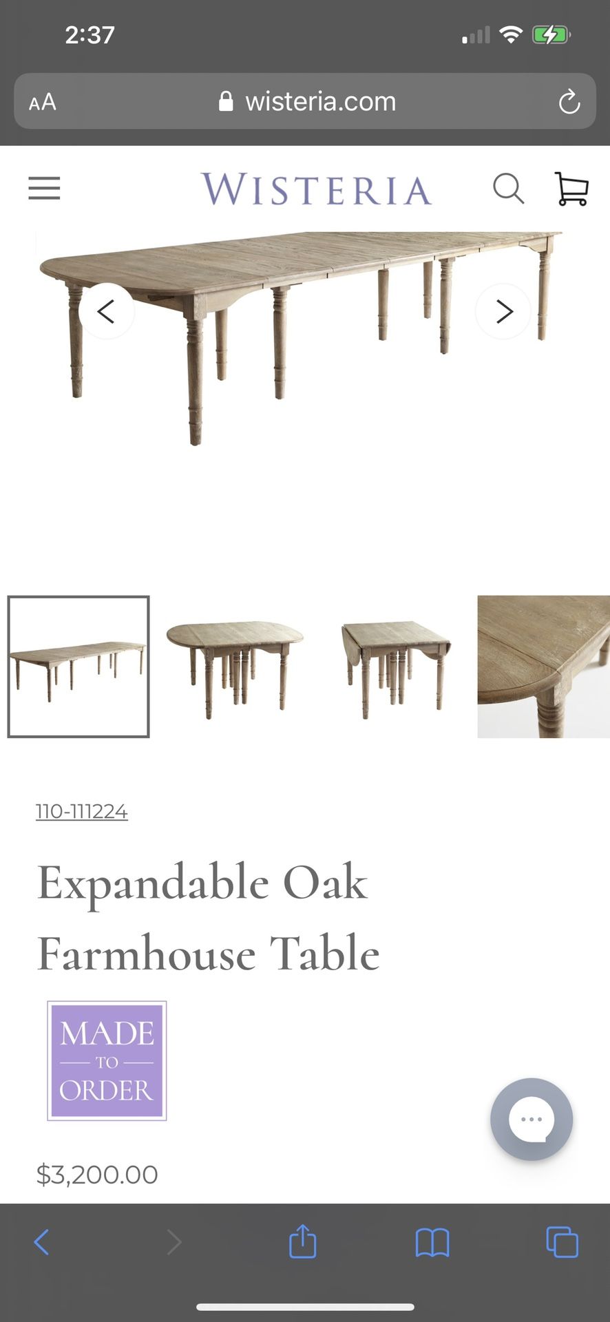 Beautiful Hardwood Table