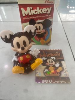 Disney Mickey Childhood Of Boundless Imagination Pop Mart Figure Donut Mickey