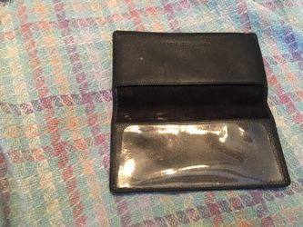 Harley Davidson check book case leather