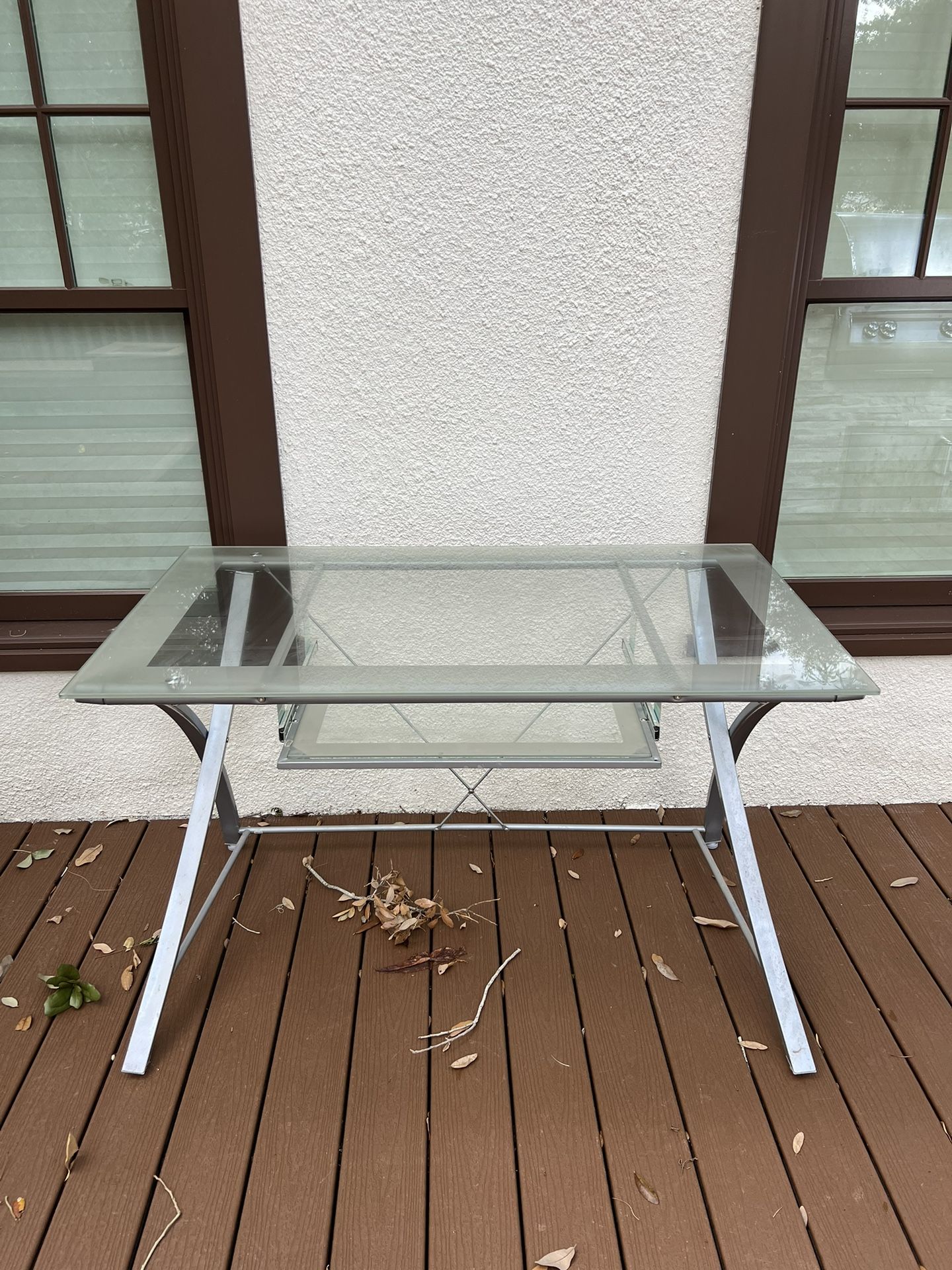 Glass Desk