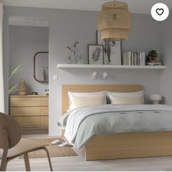IKEA Malm Full Size Bed frame & Nightstand 