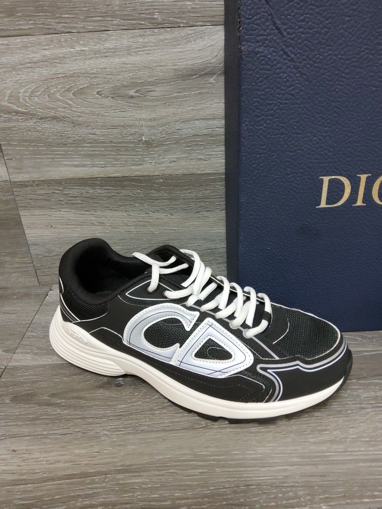 Christian Dior B30 Black White Reflective Shoes Sneaker Men's 11us