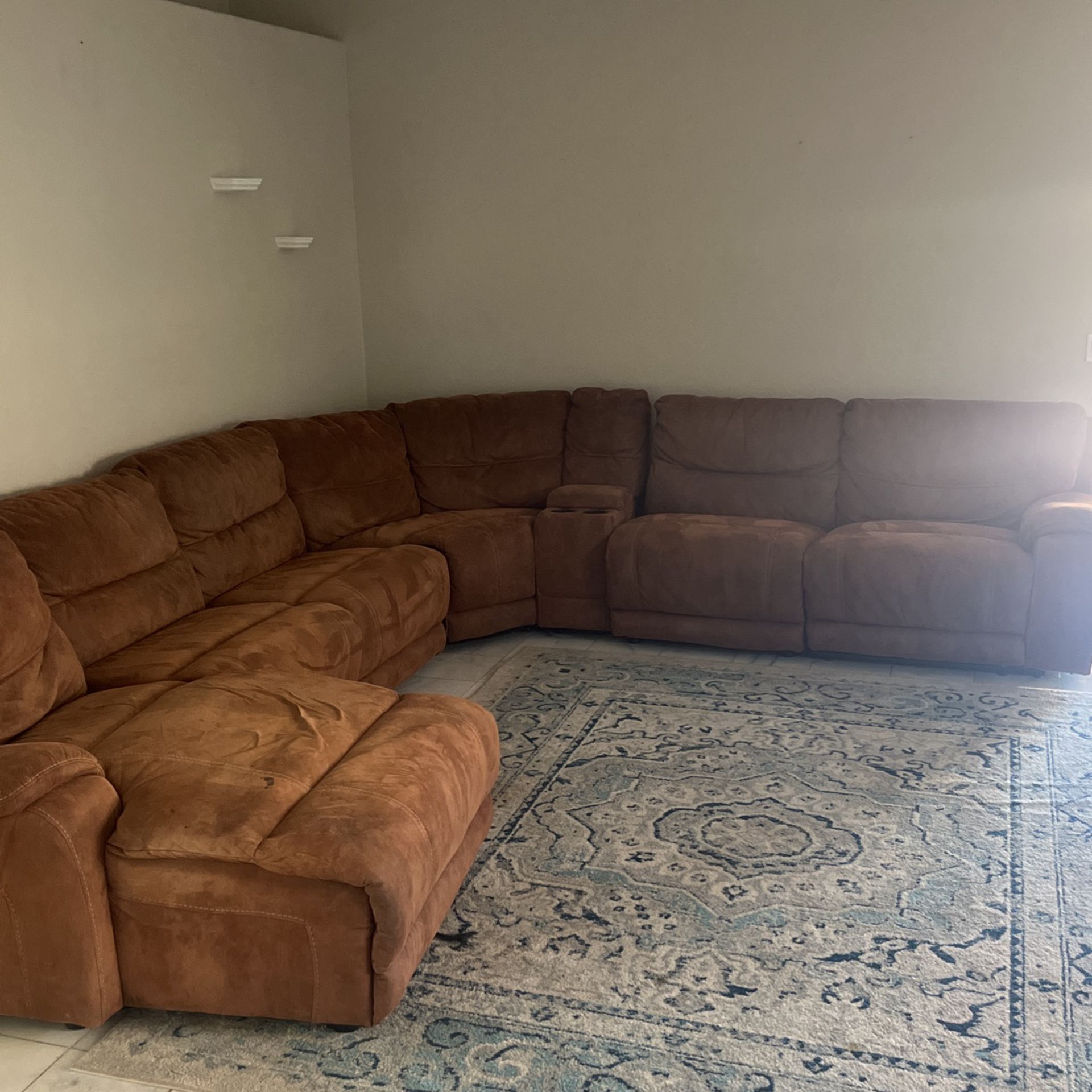 Sectional Couch Recently Cleaned