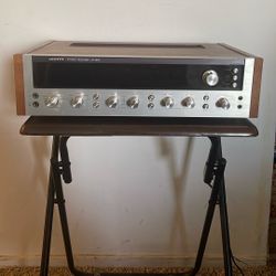 LAFAYETTE  LR-2500 STEREO RECEIVER  W/WOOD VU-METERS  JAPAN W/PHONO(1974)