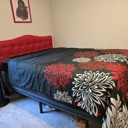 Queen-Size Bed and mattress set