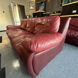 Red Couch Set
