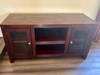 Solid Cherry Wood TV Unit