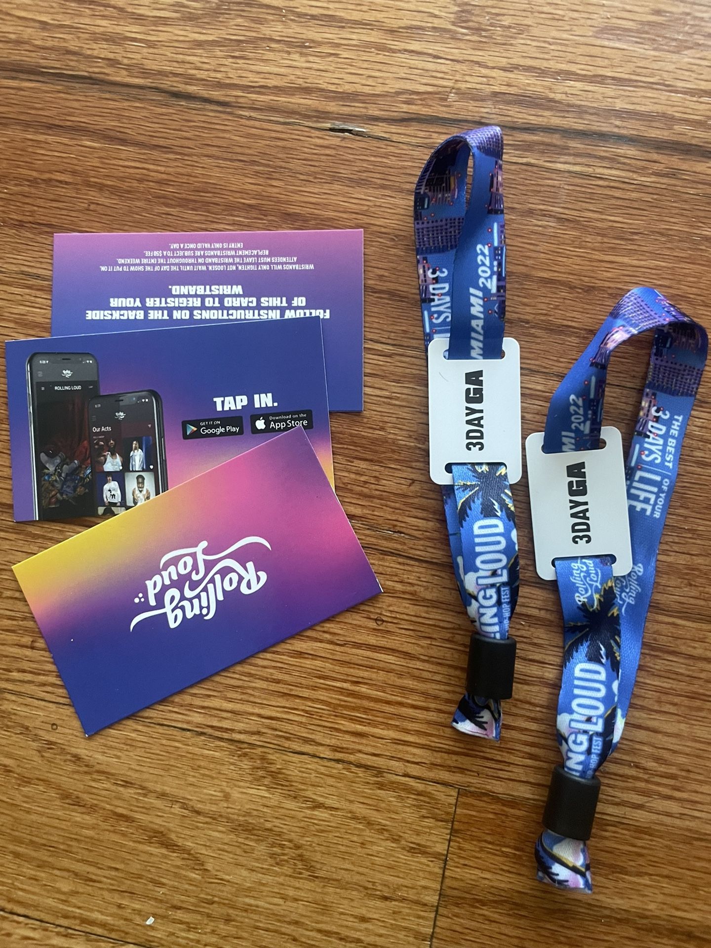 Rolling Loud MIAMI 2022 2 3Day GA Passes