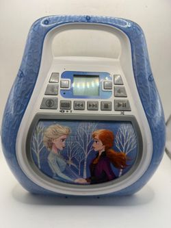 Disney Frozen II Elsa Anna Bluetooth Karaoke Machine Speaker Lights No Mic