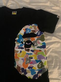 Bape multi camo big ape head