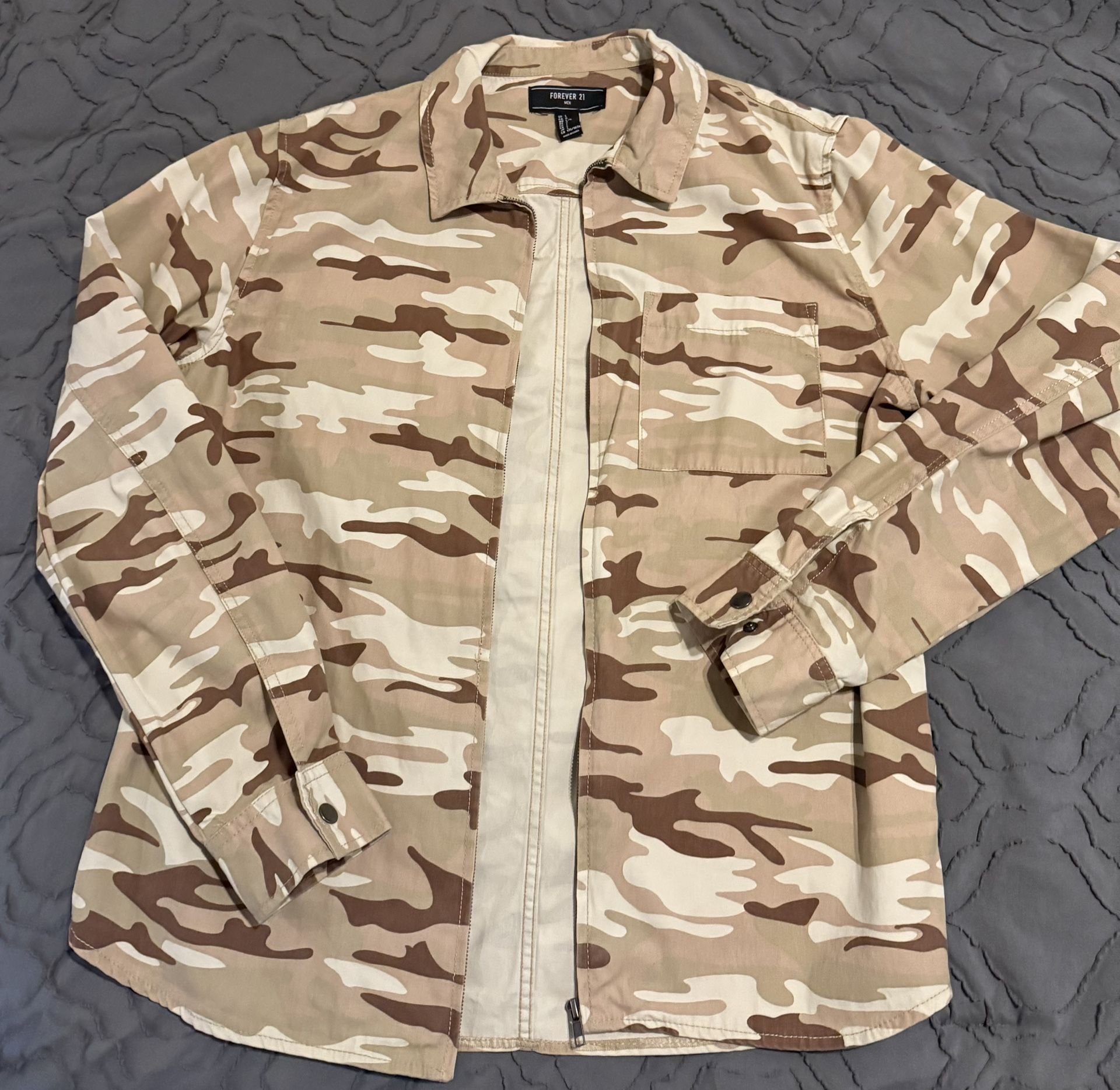 Forever 21 Mens Lightweight Shirt Jacket - Size L