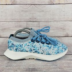 Allbirds Textured Wool Dasher Fluffs WD2 Sneakers Womens 7.5 Teal/Emerald Runner