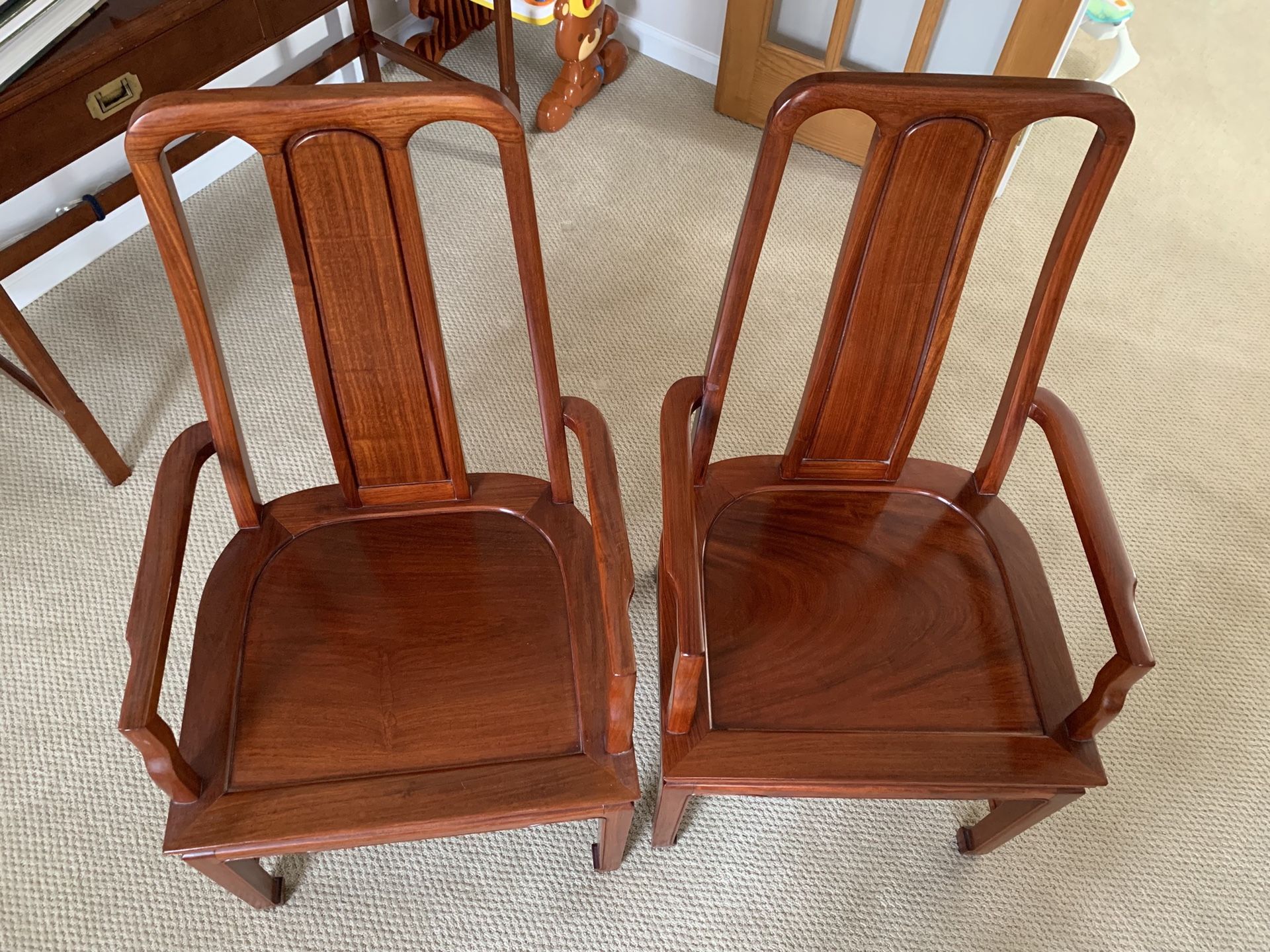 Set of 2 Rosewood Hard wood chairs,New Products : American Fashion Style Bags On Sale