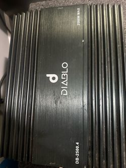 Diablo 2500W 4ch Amp