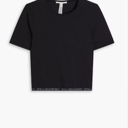 Stella McCartney Black Cotton Jersey Shirt 