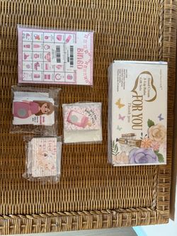 Baby Shower Game Cards & Gift Set Bundle