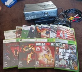 Xbox 360 MW3 Console Bundle with Games and Controller