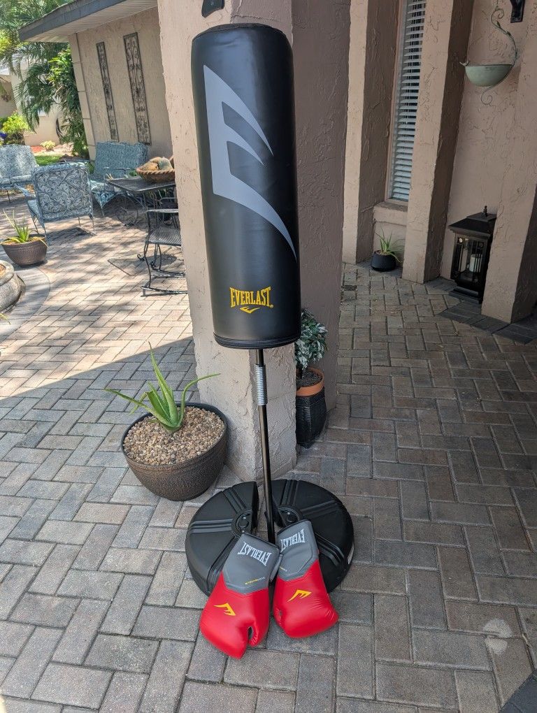 Everlast Punching Bag With Stand 