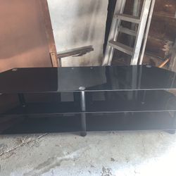 Sectional $500 Glass Tv Stand $150