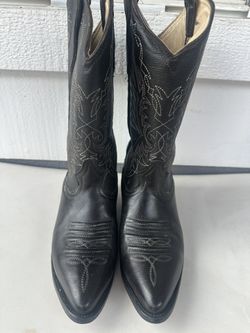 🤠 Men’s Black Cowboy Boots  🤠