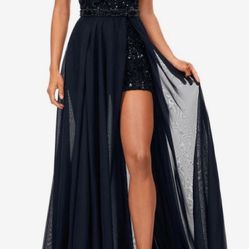 Hermoso Vestido Y Elegante Vestido De Fiesta Talla M