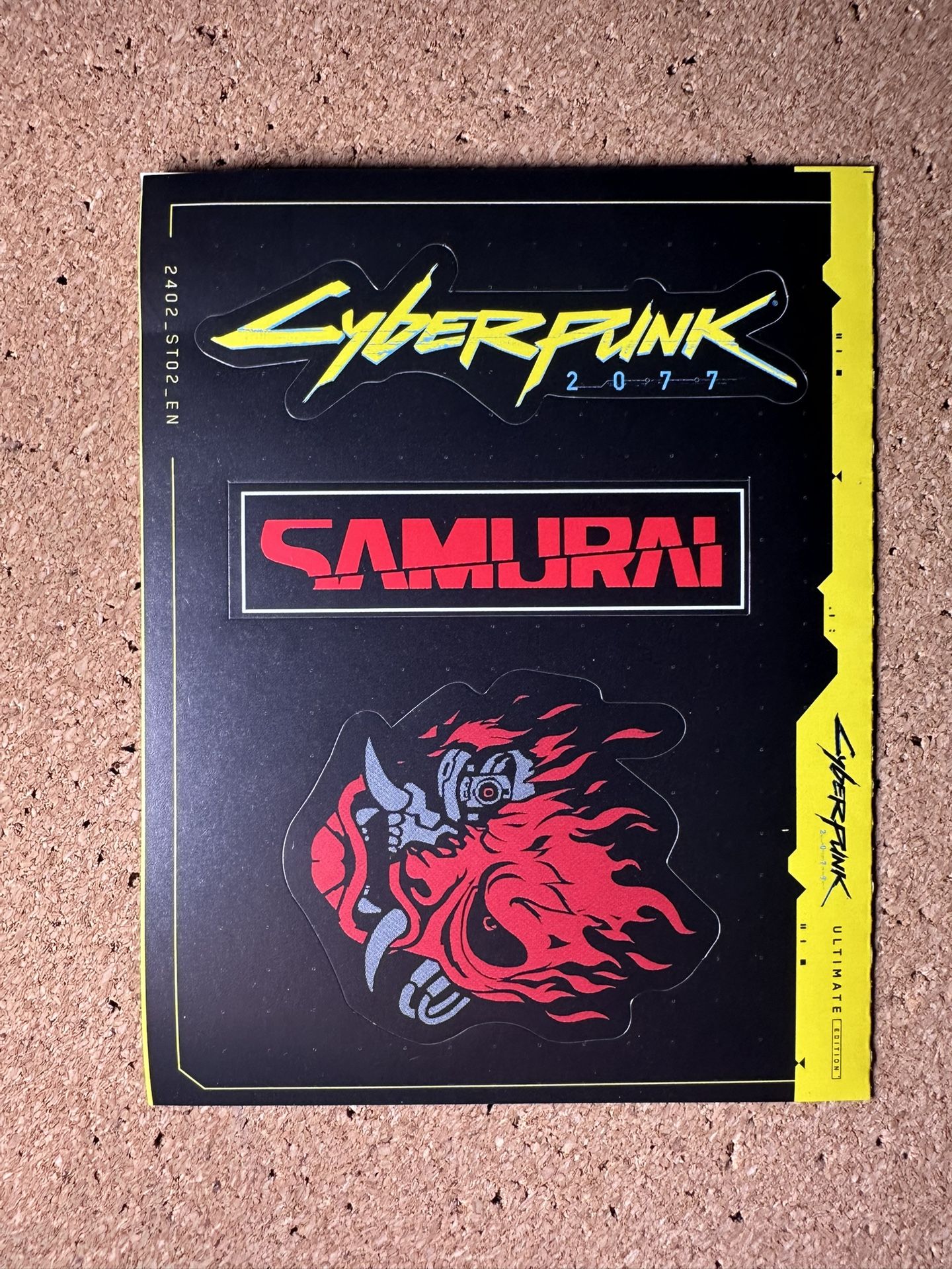 Cyberpunk 2077 - Stickers Decals -  X2 Sheets Stickers Included (As Shown)