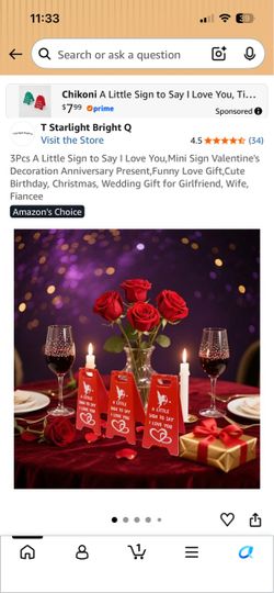 Mini 'A Little Sign to Say I Love You' Set of 3