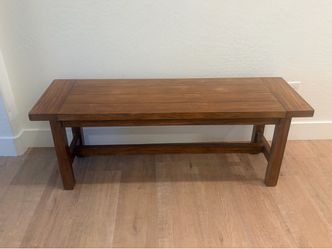 Rustic Wooden Entryway Bench