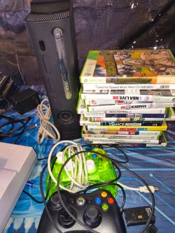 Xbox 360 Console Bundle with Games and Controllers