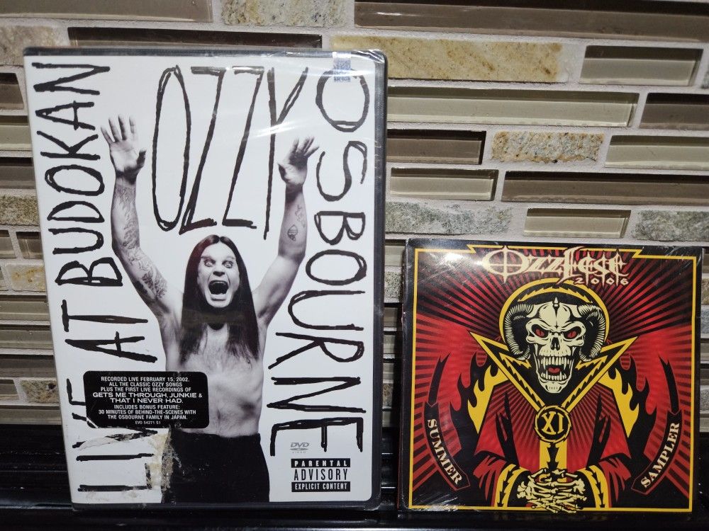 Ozzy, Sealed, VINTAGE, DVD, CD, COLLECTORS