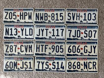 Expired Plates