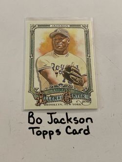 Bo Jackson Kansas City Royals All-Star Outfielder Topps Card.