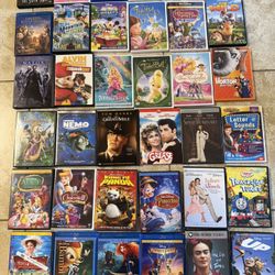 105 Assorted Kid DVD’s 