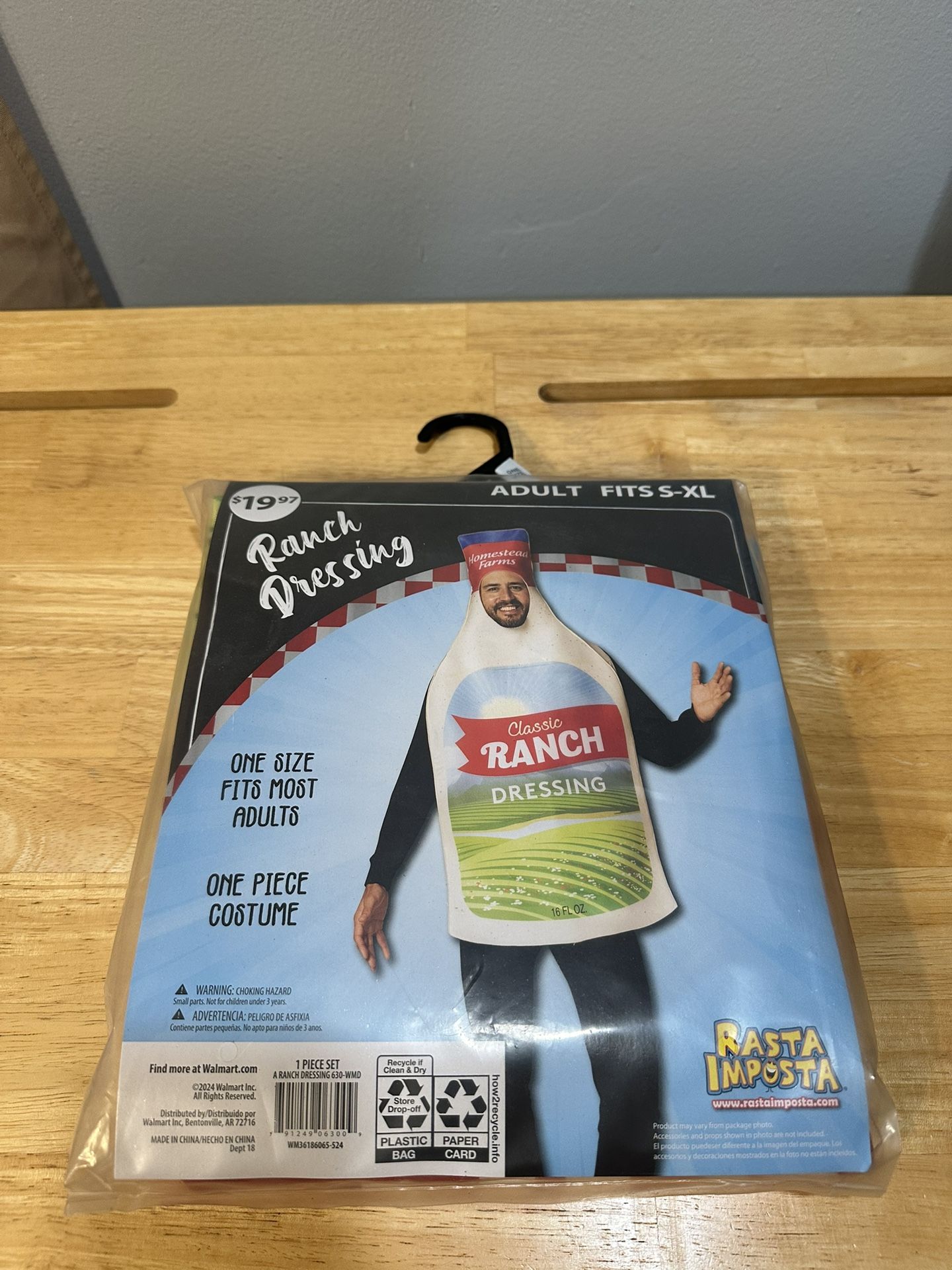 Ranch Bottle Halloween Costume