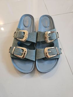 Madden Girl women sandals size 11 Denim