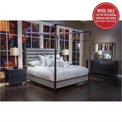 Queen canopy bed