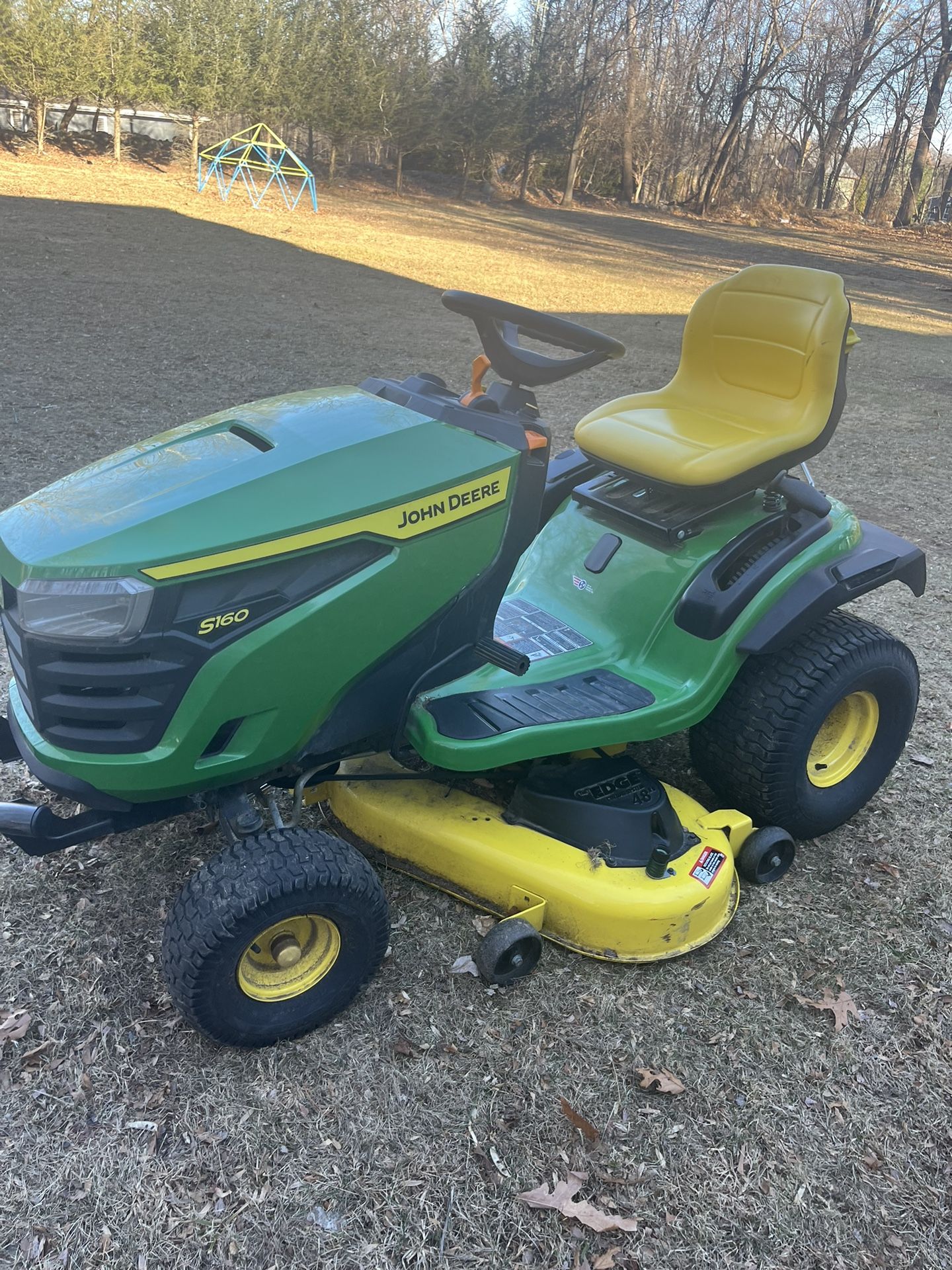 John Deer S160 Ride On Mower Lawn Mower