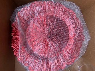 Set of 6 Brand Fabulous Red Chargers 