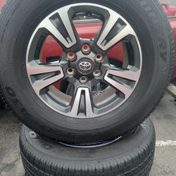 Juego De Rines Para Trocas Toyota Tacomas 4rruner Secoya Tundra Nissan Frontier Yantas Muybuenas Medida 17