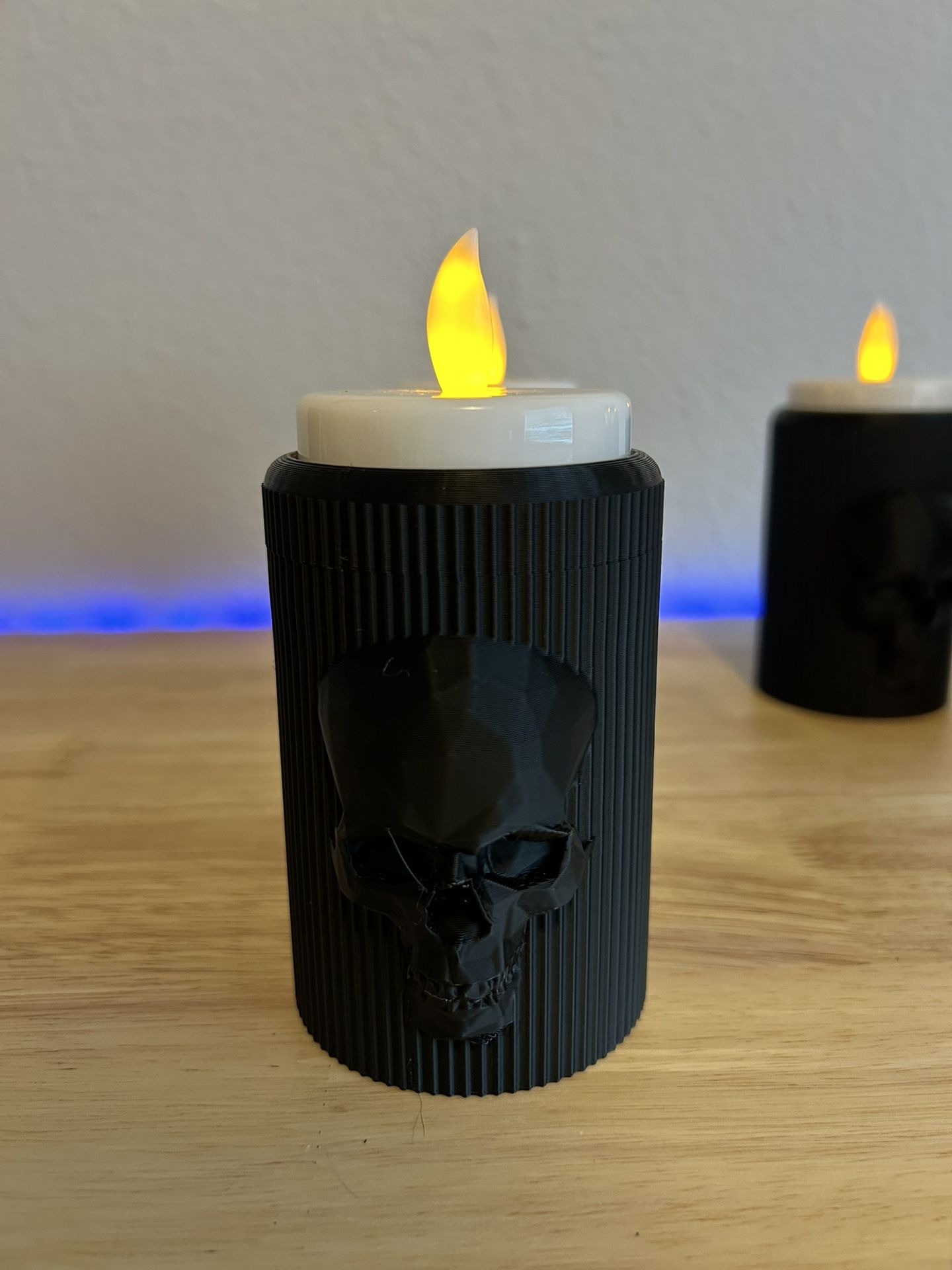 3d Printed Skull Candles (4)