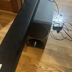 Samsung Sound Bar And Subwoofer 